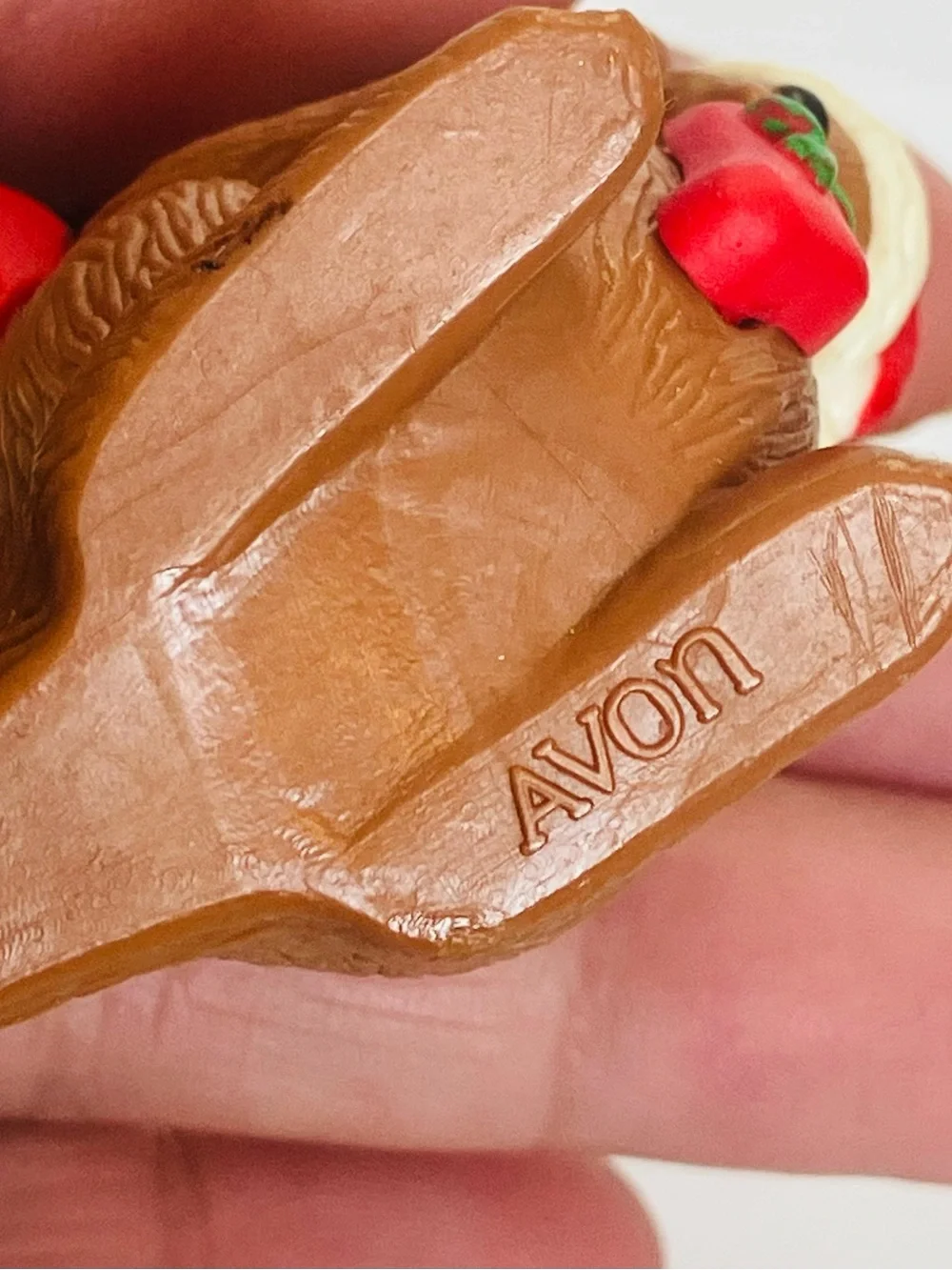 Avon 1983 Hoppy Holidays Mom & Baby Kangaroo Christmas Ornament